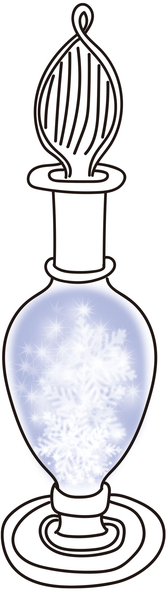 ストームグラス_雪や霜