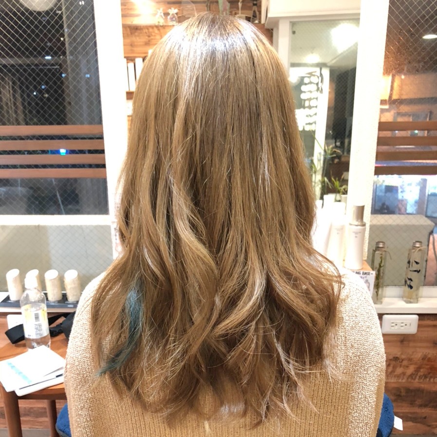 カラーリング中