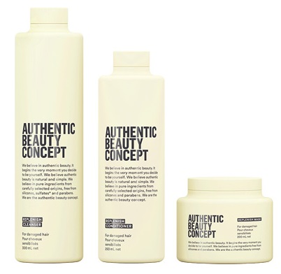 リプレニッシュ シャンプー　300mL 3,000円／1000ｍL 8,000円、リプレニッシュ コンディショナー　250mL 3,000円／1000ｍL 9,000円、リプレニッシュ ヘアマスク　198g  4,200円／495g 8,000円　※すべて税抜