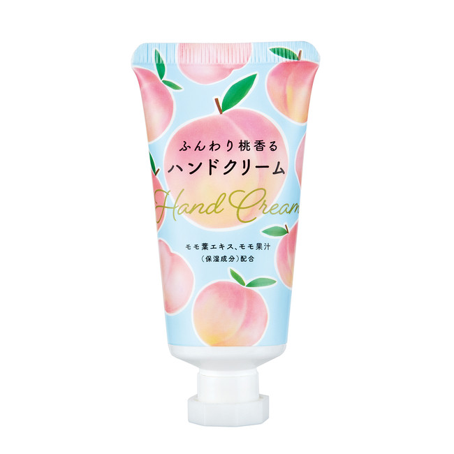 ふんわり桃香る　ハンドクリーム