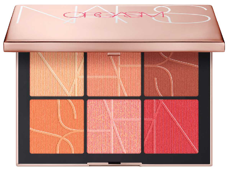 NARS オーガズム オン ザ ビーチ チークパレット 全1種｜内容量 3g×6｜税込価格 ８,3６0円（本体 ７,６00円＋税）［ 数量限定］