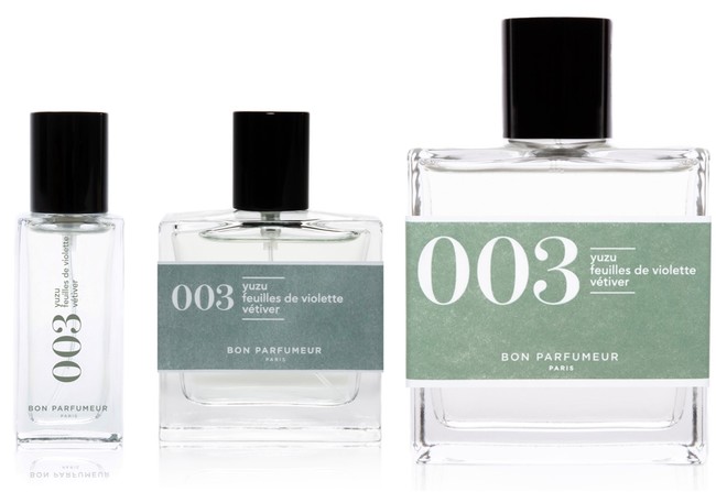 003 オードパルファム 15mL　3,740円 / 30mL　5,940円 / 100mL 12,870円（すべて税込）
