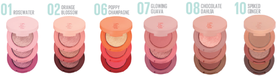 Kaja Beauty Bento　 (カジャ　ビューティ―ベントー）　全6色 0.9ｇ×3 2,640円（税込）