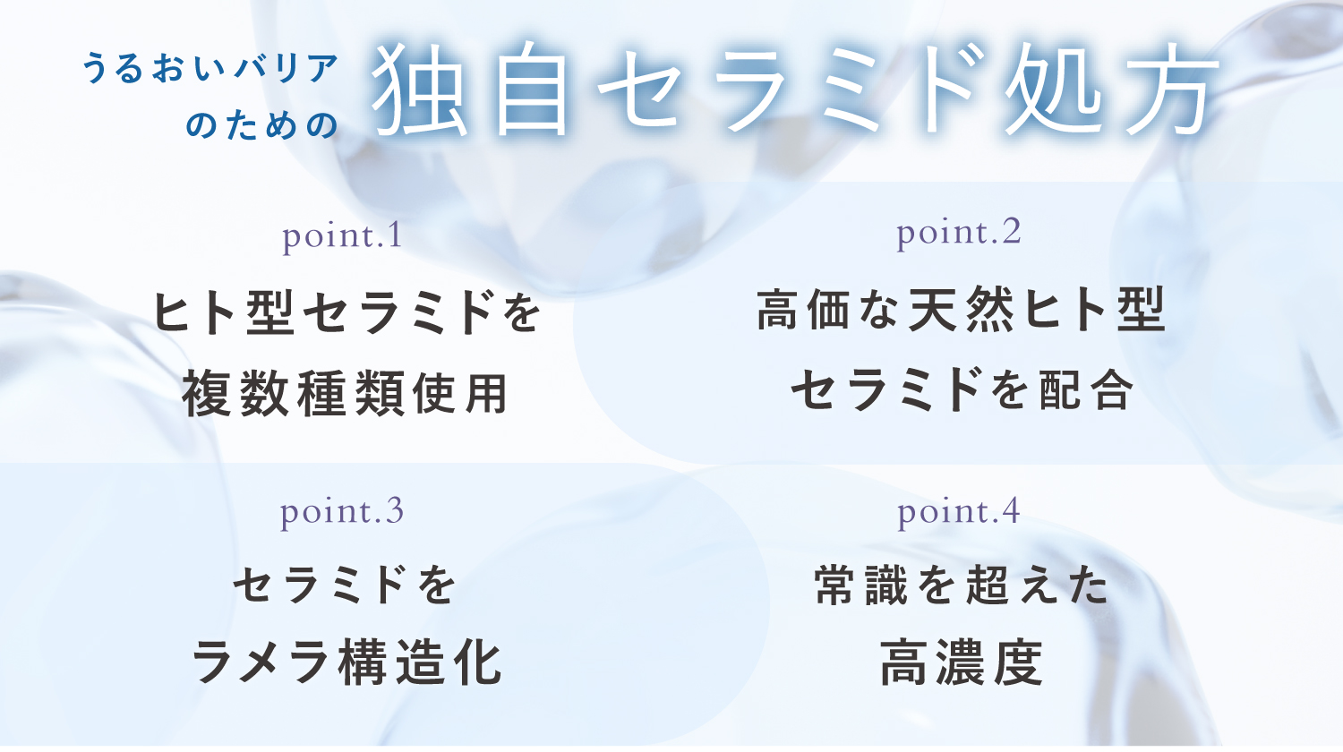 独自セラミド処方