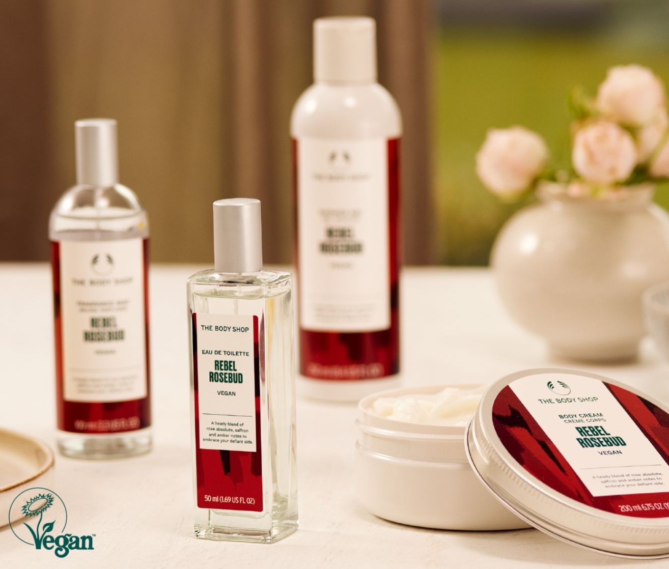 ザボディショップ　レベル　ローズバッド　フレグランスミスト×2 シャワージェル2 ザボディショップレベルローズバッドフレグランスミスト×2