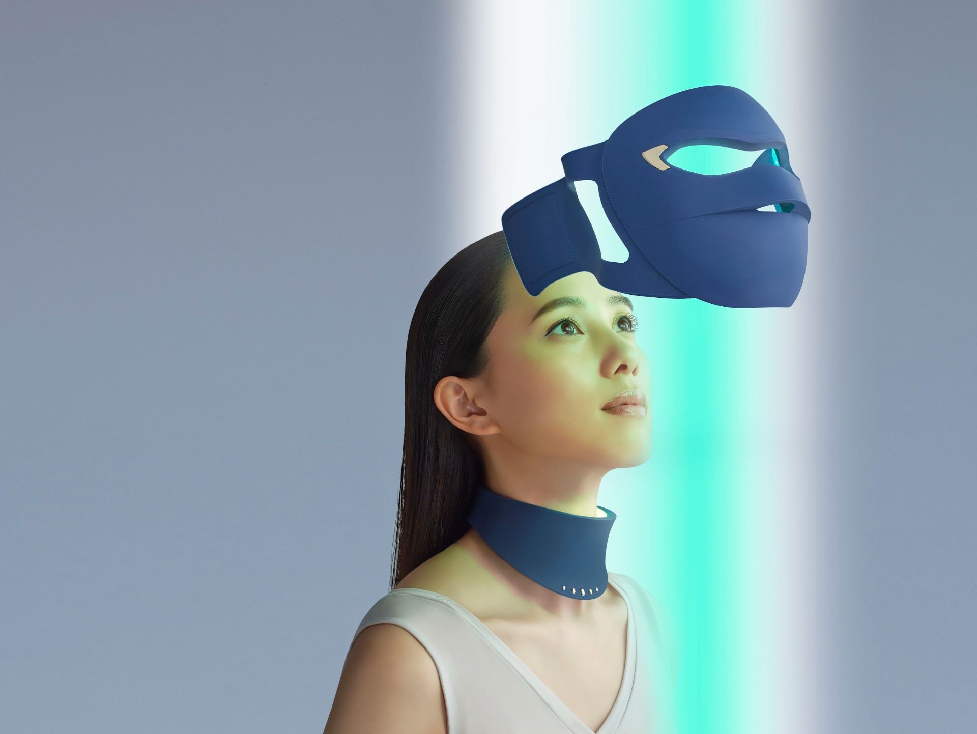 最新光美容「ブルーグリーンマスク」 肌の明るさに関わる505nmの緑色