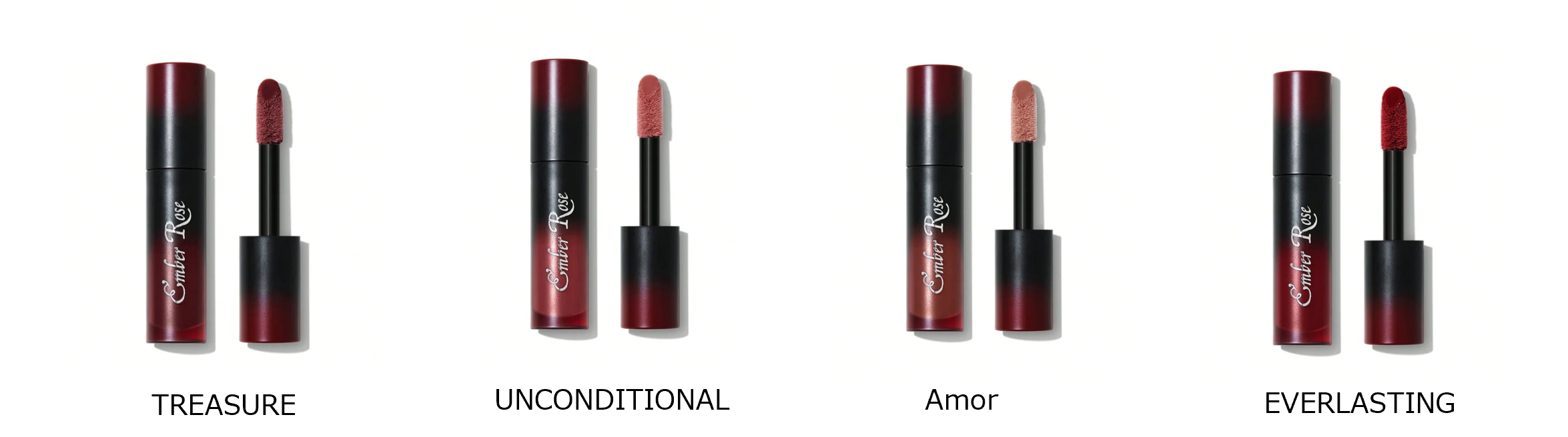 SHEGLAM 光沢 ヴィーガン リップグロス「Ember Rose Collection」