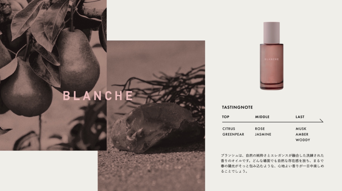 LOA THE OIL"CARE"　BLANCHE