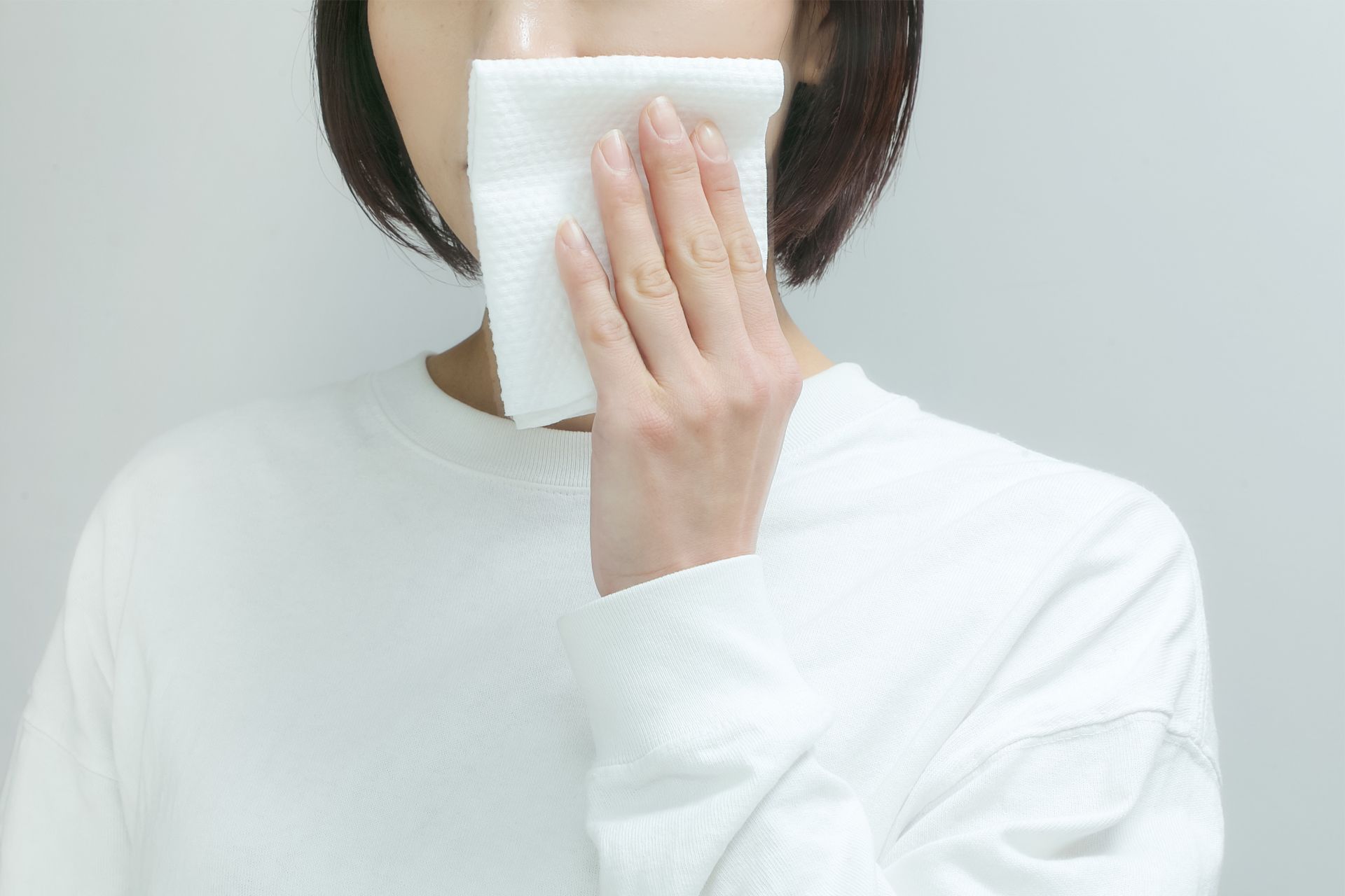 matsukiyo ポリュバリア フェイシャルタオル　敏感肌用