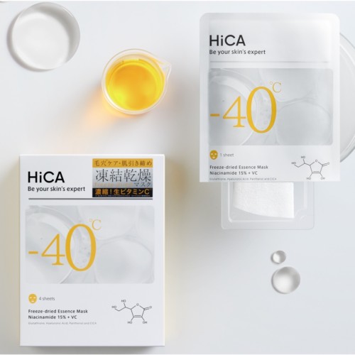 HiCA フリーズドライエッセンスマスク ナイアシンアミド15%+VC