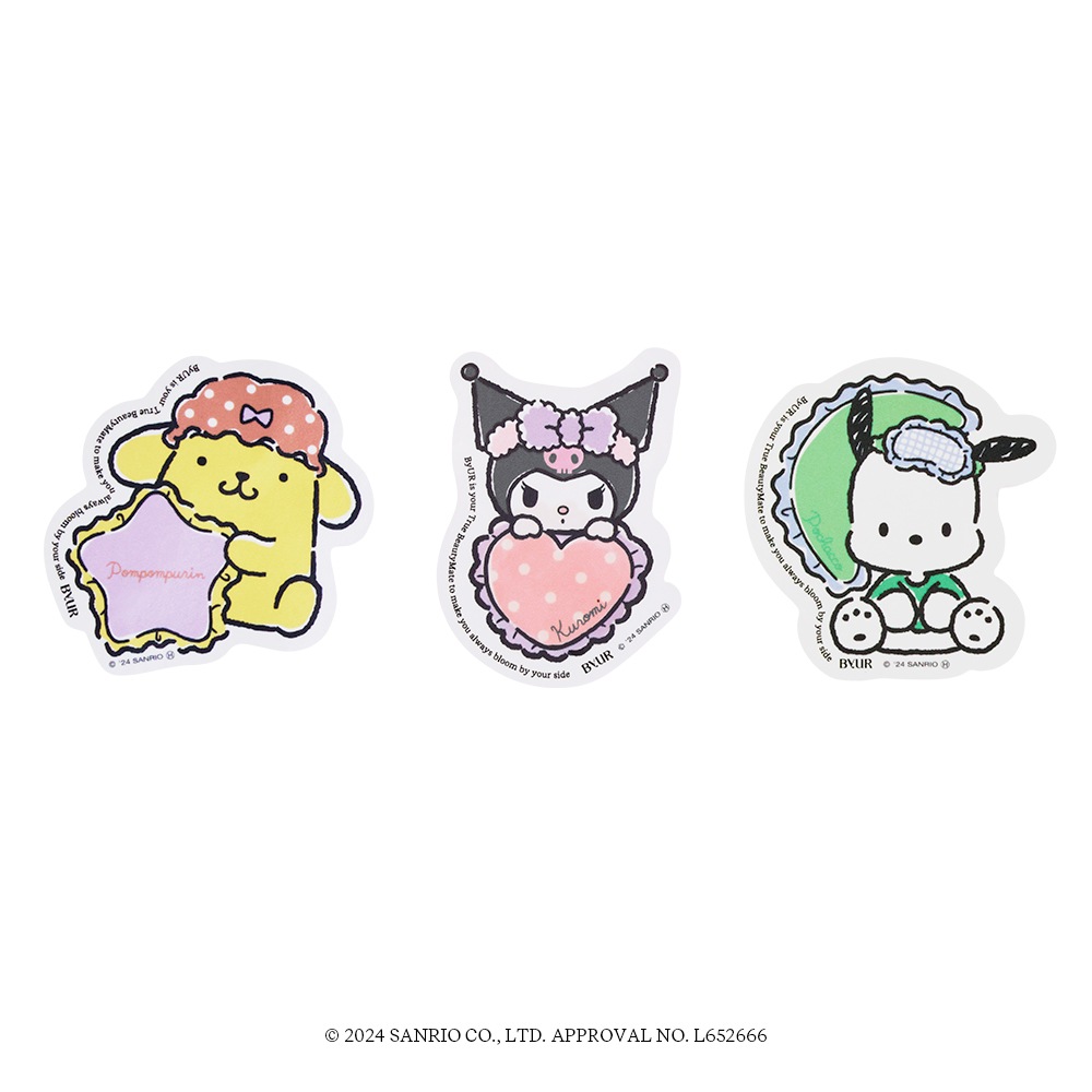 バイユア サンリオキャラクターズ ステッカー