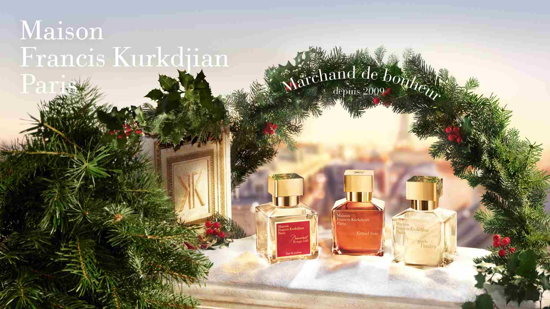 Maison Francis Kurkdjian Paris 香水サンプルセット メゾン フランシス クルジャンのホリデーコレクション ディフューザー