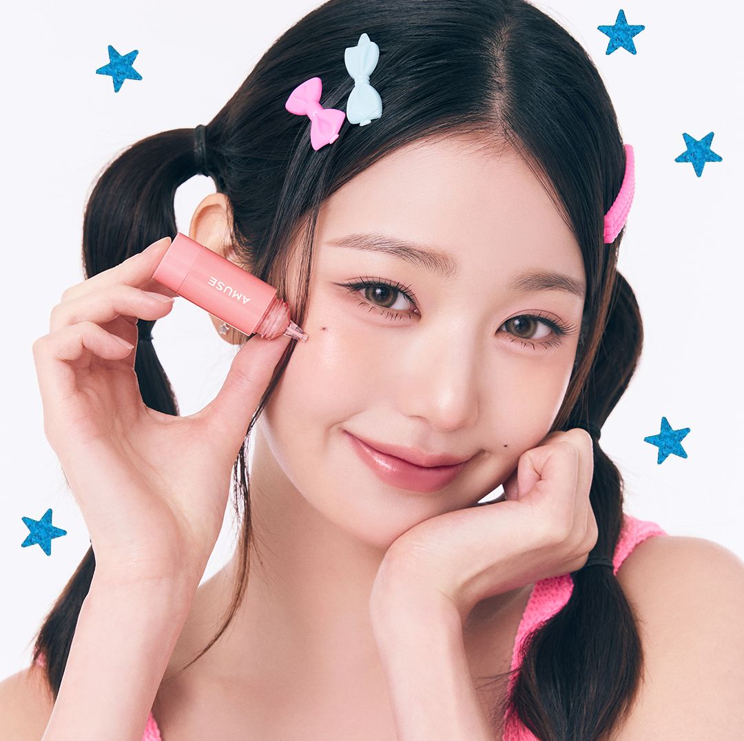 韓国コスメブランドAMUSE(アミューズ)の水滴チーク「チークトクトク