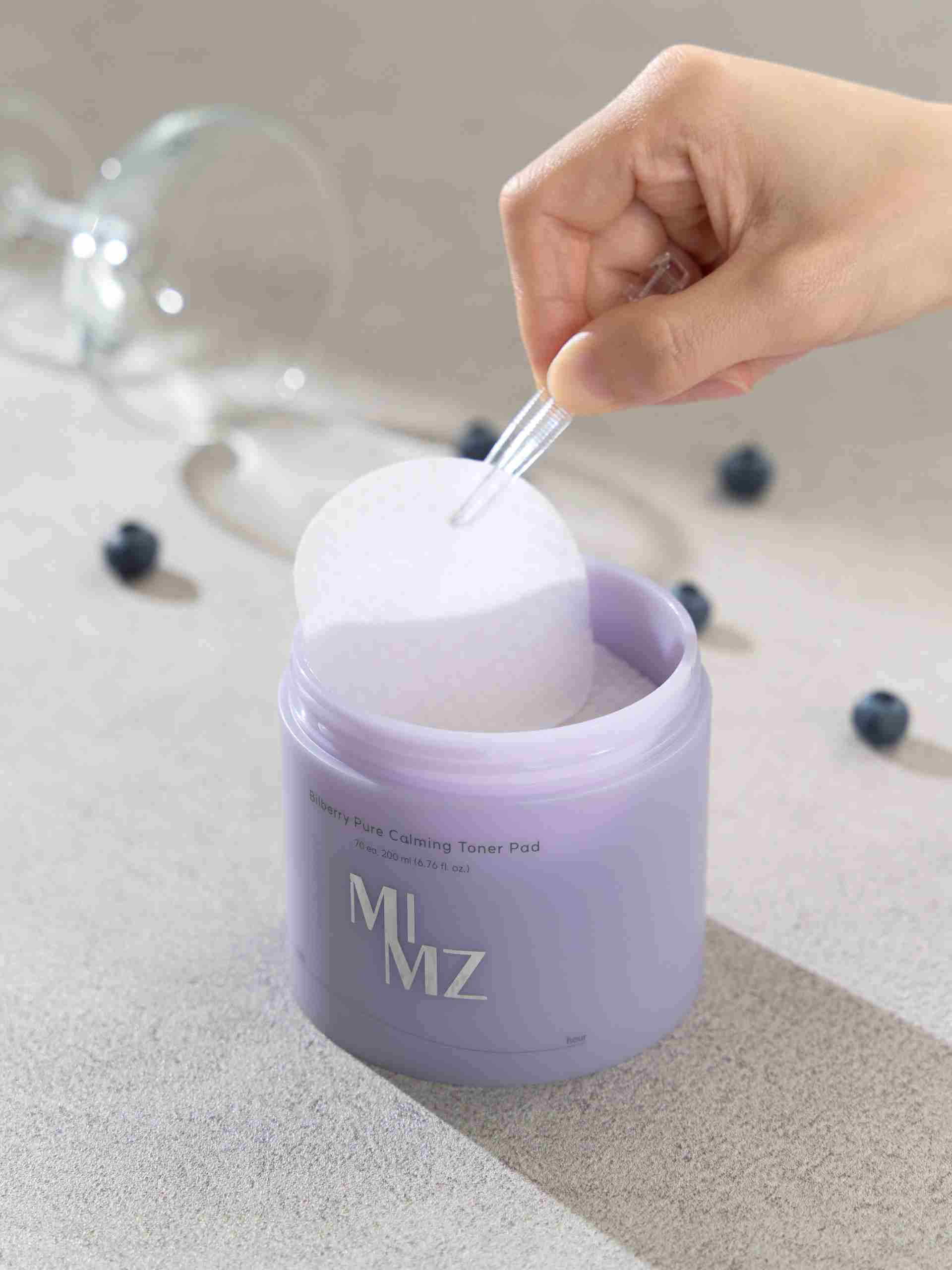 MIMZ ビルベリーピュアカーミングトナーパッド