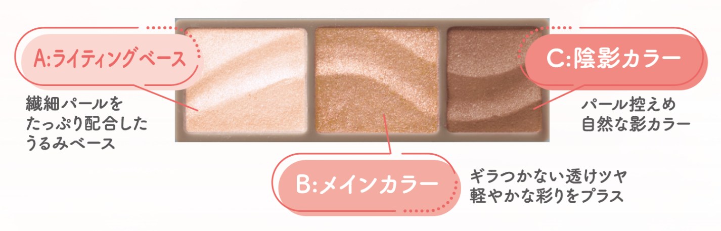 セザンヌ　ライティングアップアイシャドウ