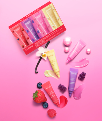 LANEIGEから「リップグロウィバーム」の限定セット ミニサイズ4種を