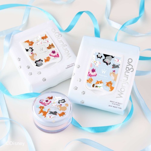 Wonjungyo(ウォンジョンヨ)にディズニーの猫キャラクターをあしらった限定パッケージ