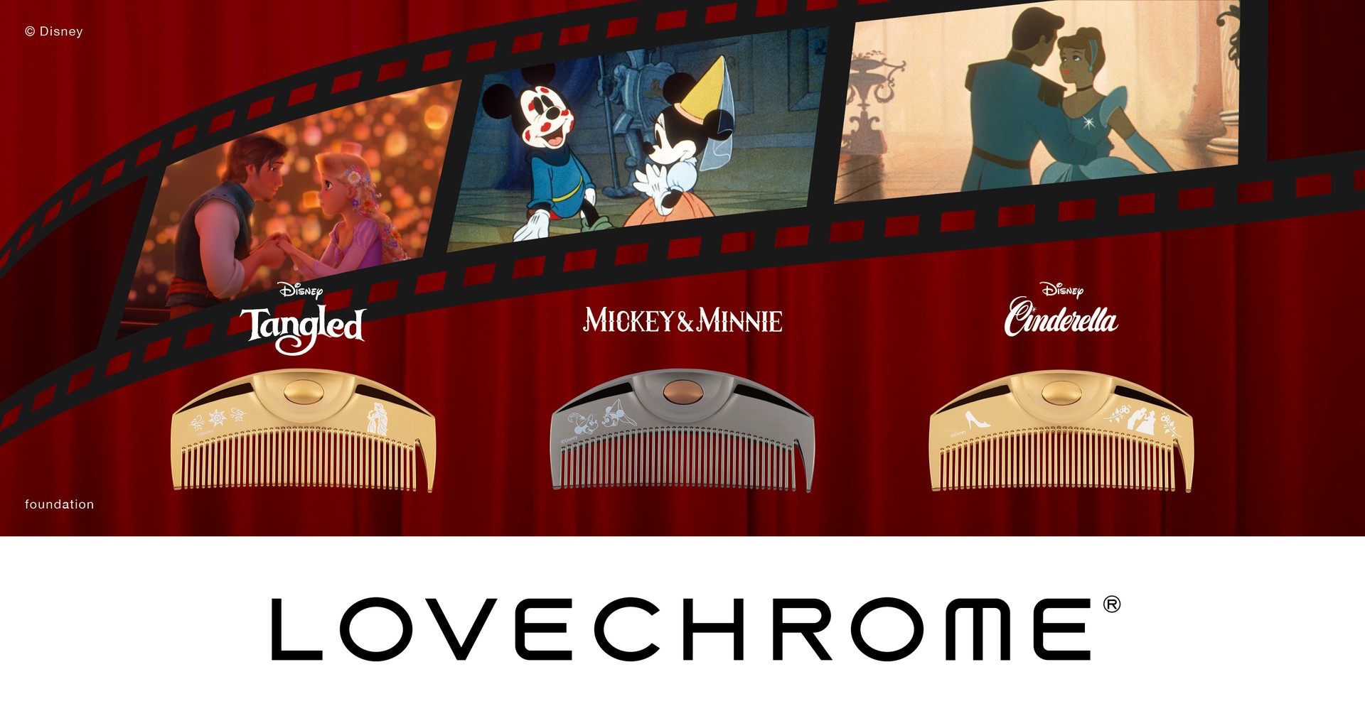 LOVECHROME(ラブクロム)×ディズニー限定コーム