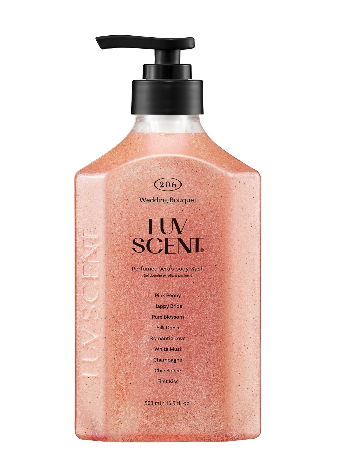 LUV SCENT スクラブボディウォッシュ ウェディングブーケ ピンクピオニー